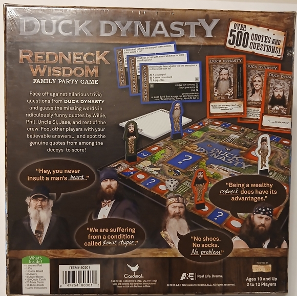 Duck Dynasty Family Party Game NEW Factory Sealed - Picture 2 of 2